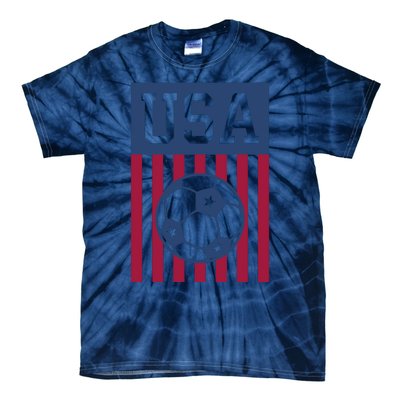 USA Soccer Wo American Soccer Fan Hoodie Tie-Dye T-Shirt