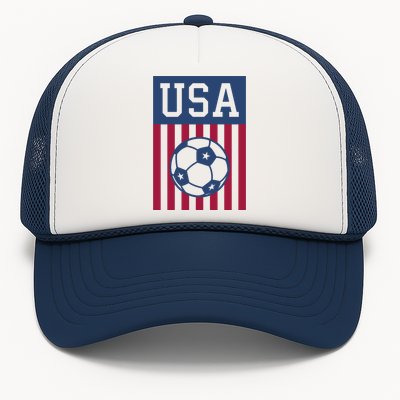 USA Soccer Wo American Soccer Fan Hoodie Trucker Hat