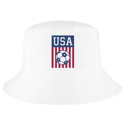 USA Soccer Wo American Soccer Fan Hoodie Cool Comfort Performance Bucket Hat