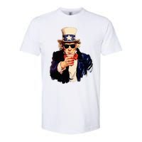 Uncle Sam Wants You To Drink Funny Drinking Softstyle CVC T-Shirt