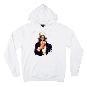 Uncle Sam Wants You To Drink Funny Drinking Hoodie