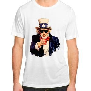 Uncle Sam Wants You To Drink Funny Drinking Adult ChromaSoft Performance T-Shirt