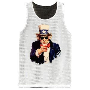 Uncle Sam Wants You To Drink Funny Drinking Mesh Reversible Basketball Jersey Tank