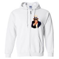 Uncle Sam Wants You To Drink Funny Drinking Full Zip Hoodie