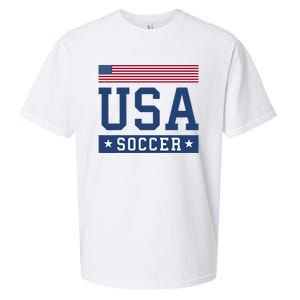 USA Soccer Women Men Kids American Flag Soccer Fan Sueded Cloud Jersey T-Shirt