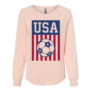 USA Soccer Women Men Kids American Soccer Fan Womens California Wash Sweatshirt