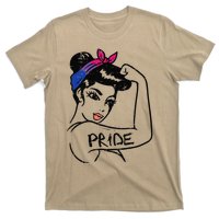 Unbreakable Strong Woman Bisexual Pride Bi Flag LGBTQ Gift T-Shirt