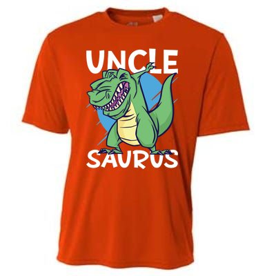 Uncle Saurus With Dinosaurs Gift Cooling Performance Crew T-Shirt