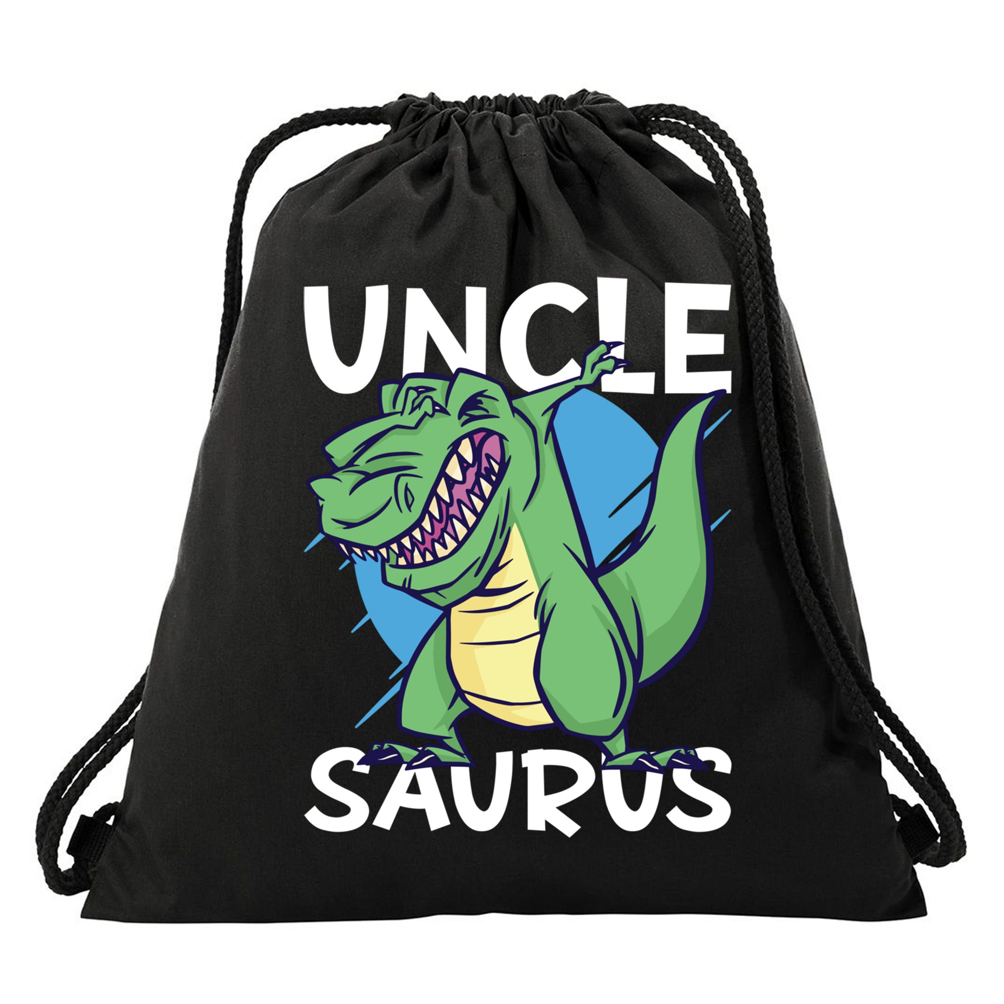 Uncle Saurus With Dinosaurs Gift Drawstring Bag