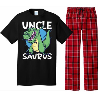 Uncle Saurus With Dinosaurs Gift Pajama Set