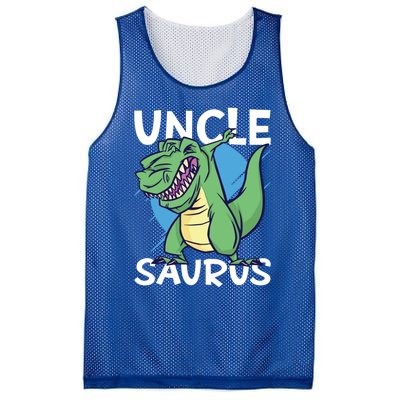 Uncle Saurus With Dinosaurs Gift Mesh Reversible Basketball Jersey Tank