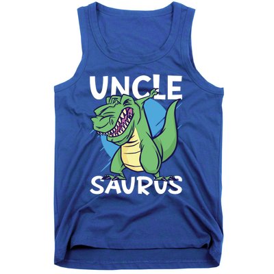 Uncle Saurus With Dinosaurs Gift Tank Top