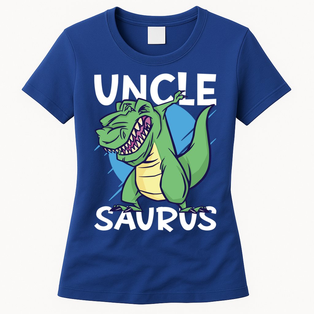 Uncle Saurus With Dinosaurs Gift Womens T-Shirt