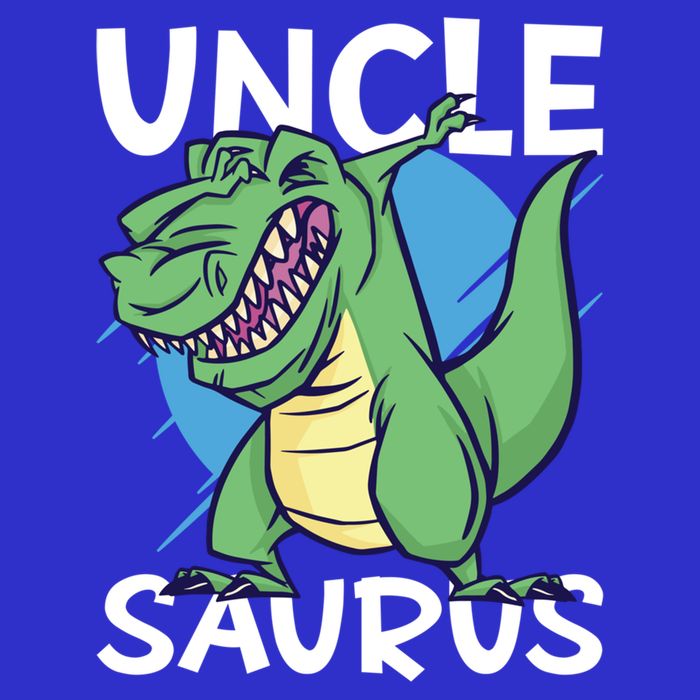 Uncle Saurus With Dinosaurs Gift Womens T-Shirt