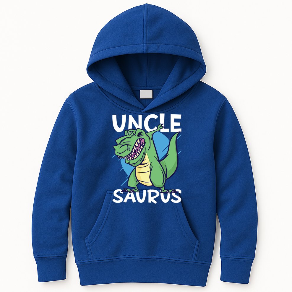 Uncle Saurus With Dinosaurs Gift Kids Hoodie