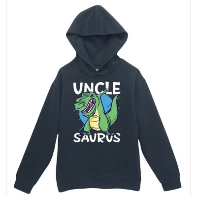 Uncle Saurus With Dinosaurs Gift Urban Pullover Hoodie