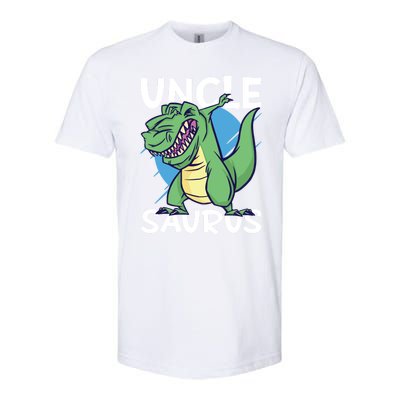 Uncle Saurus With Dinosaurs Gift Softstyle CVC T-Shirt