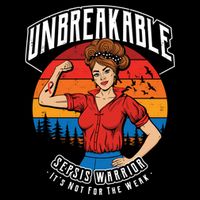 Unbreakable Sepsis Warrior Sunset Gift Impact Tech Backpack