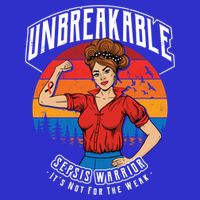 Unbreakable Sepsis Warrior Sunset Gift Poster