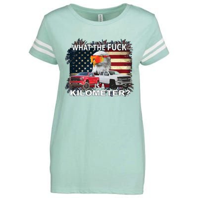 United States Wtf Is A Kilometer Eagle Enza Ladies Jersey Football T-Shirt