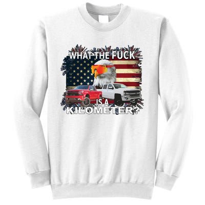 United States Wtf Is A Kilometer Eagle Sweatshirt