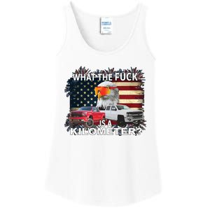 United States Wtf Is A Kilometer Eagle Ladies Essential Tank