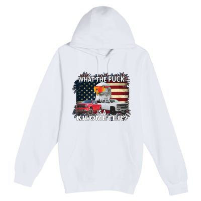 United States Wtf Is A Kilometer Eagle Premium Pullover Hoodie