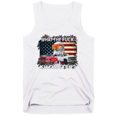 United States Wtf Is A Kilometer Eagle Tank Top