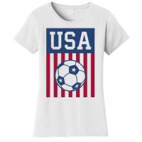 USA Soccer Women Men Kids American Soccer Fan Women's T-Shirt