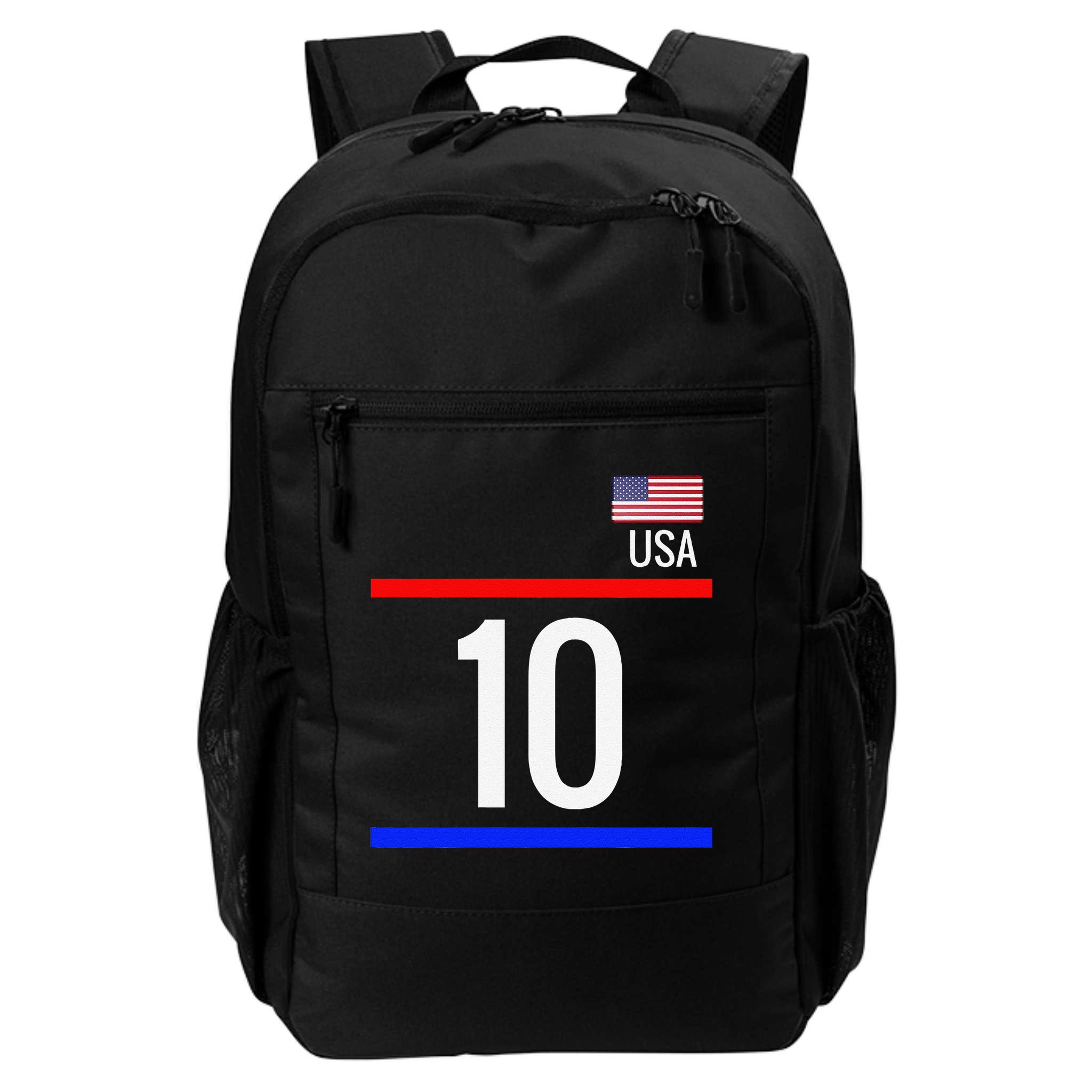 Usa Soccer With Number 10 Sports Backpack