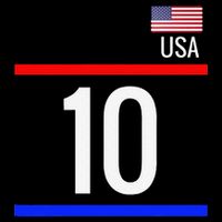Usa Soccer With Number 10 Sports Backpack
