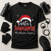 Ugly Sweater Xmas SantaS Favorite Mechatronics Engineer Cool Gift Cooling Performance Crew T-Shirt