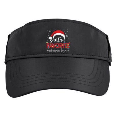 Ugly Sweater Xmas SantaS Favorite Mechatronics Engineer Cool Gift Adult Drive Performance Visor