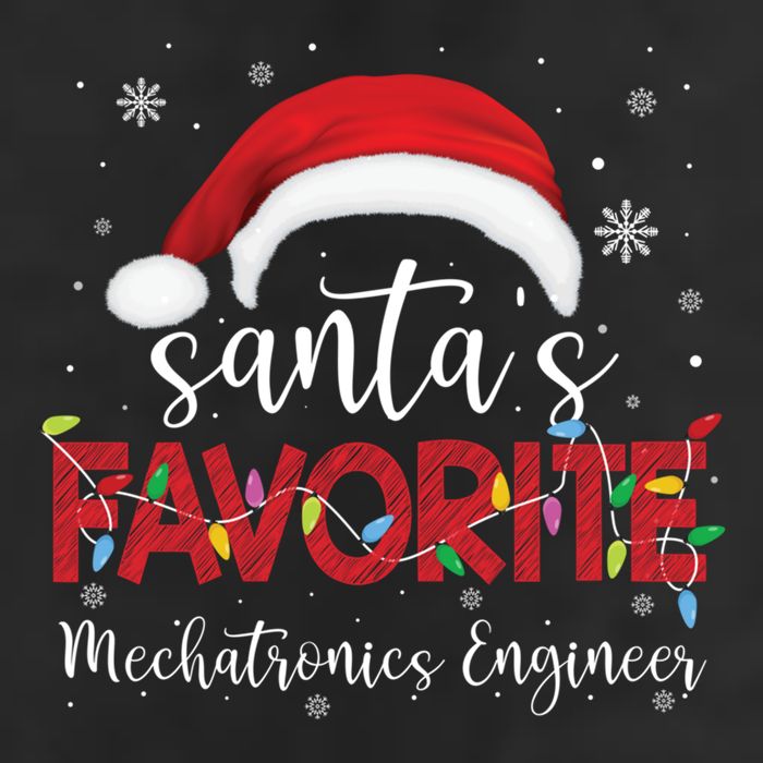 Ugly Sweater Xmas SantaS Favorite Mechatronics Engineer Cool Gift Adult Drive Performance Visor