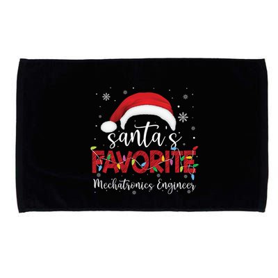 Ugly Sweater Xmas SantaS Favorite Mechatronics Engineer Cool Gift Microfiber Hand Towel