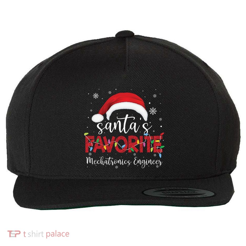 Ugly Sweater Xmas SantaS Favorite Mechatronics Engineer Cool Gift Wool Snapback Cap