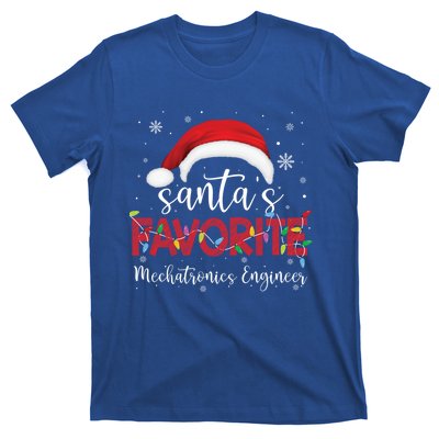 Ugly Sweater Xmas SantaS Favorite Mechatronics Engineer Cool Gift T-Shirt