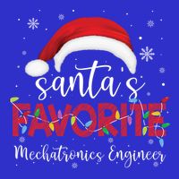 Ugly Sweater Xmas SantaS Favorite Mechatronics Engineer Cool Gift 16 in Basic Backpack