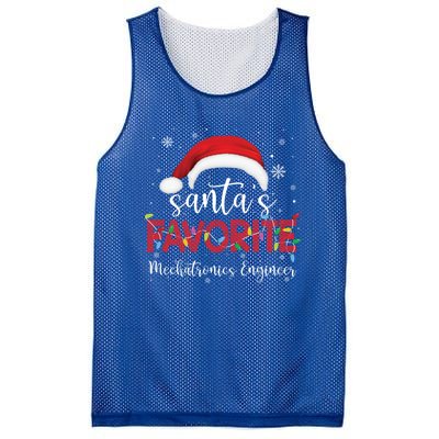 Ugly Sweater Xmas SantaS Favorite Mechatronics Engineer Cool Gift Mesh Reversible Basketball Jersey Tank