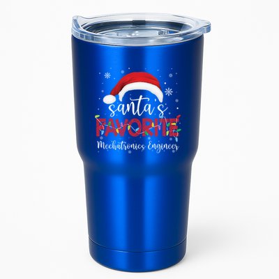 Ugly Sweater Xmas SantaS Favorite Mechatronics Engineer Cool Gift Tumbler