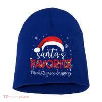 Ugly Sweater Xmas SantaS Favorite Mechatronics Engineer Cool Gift Short Acrylic Beanie