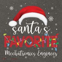 Ugly Sweater Xmas SantaS Favorite Mechatronics Engineer Cool Gift Cotton Canvas Backpack