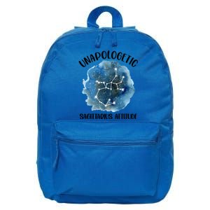 Unapologetic Sagittarius Zodiac Constellation Attitude Gift 16 in Basic Backpack