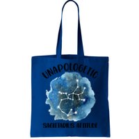 Unapologetic Sagittarius Zodiac Constellation Attitude Gift Tote Bag