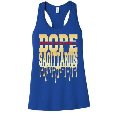 Unapologetically Sagittarius Zodiac Gift Women's Racerback Tank