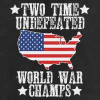 Undefeated Two 2 Time World War Champs Champions Usa Adult Drive Performance Visor