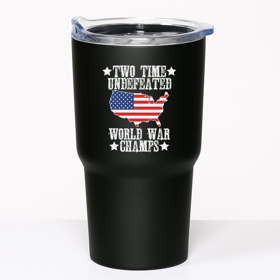 Undefeated Two 2 Time World War Champs Champions Usa Tumbler