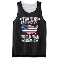 Undefeated Two 2 Time World War Champs Champions USA Mesh Reversible Basketball Jersey Tank