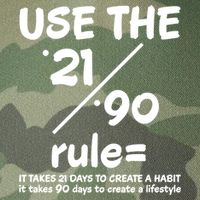 Use The 21/90 Rule= It Takes 21 Days To Create A Habit Gift Legacy Tie Dye Trucker Hat