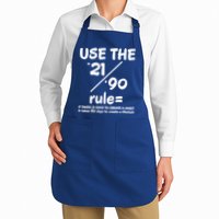 Use The 21/90 Rule= It Takes 21 Days To Create A Habit Gift Apron